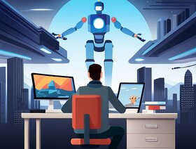 [Translate to Polski:] Mobile robots, future of logistics